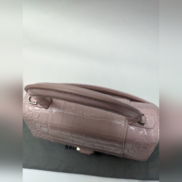 Balenciaga Hourglass Croc Embossed Small "LIVE SHOW TODAY" - Picture 13 of 16
